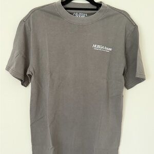 Huega House Icon Heavy Faded Short Sleeve Tee Grey Small